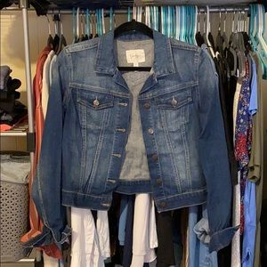 cropped denim jacket